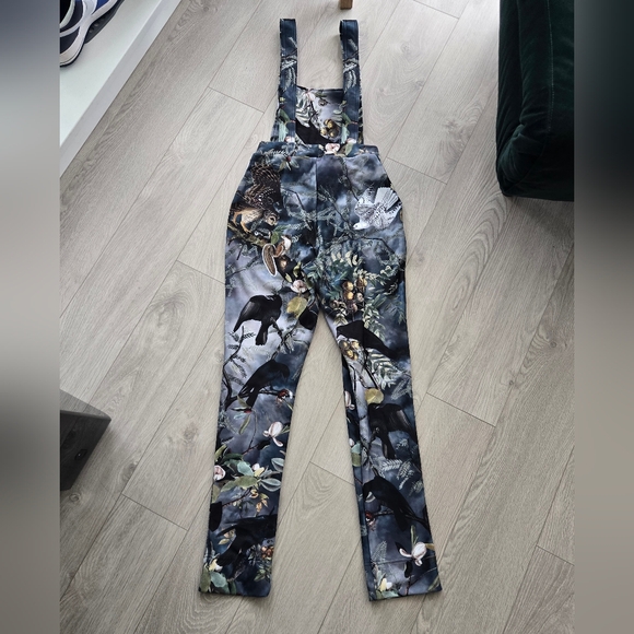 Blackmilk Night Birds Women's Overalls - Picture 4 of 5